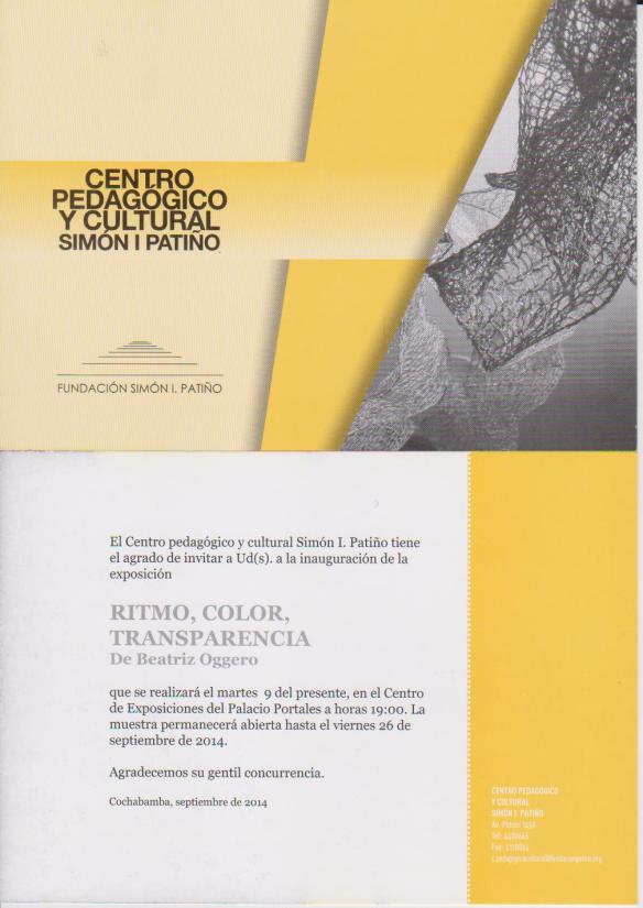 Ritmo, Color  Transparencia