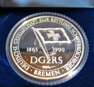 Medalla del Deutsche Gesellschaft zur Rettung Schiffbrüchiger.